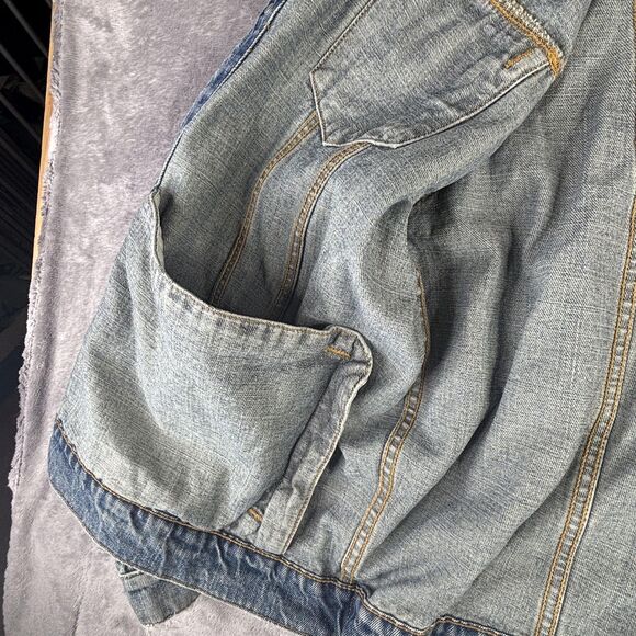 Ralph Lauren Polo Jeans CoJacket Mens 2XL Light Wash Blue Denim Trucker RL - Picture 9 of 16